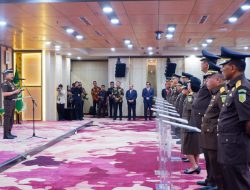 ST Burhanuddin Lantik Jaksa Agung Muda Tindak Pidana Umum, Kepala Kejaksaan Tinggi dan Pejabat Eselon II di Lingkungan Kejaksaan Agung