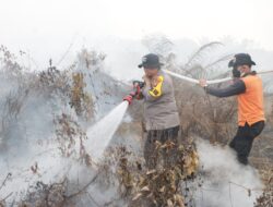 Pastikan Penanganan Karhutla Berjalan Maksimal, AKBP Asep Sujarwadi Kembali Turun Kelapangan