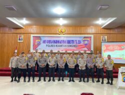 Polres Kuansing Gelar Anev Kinerja Bhabinkamtibmas Semester I Tahun 2024