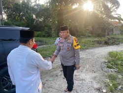 Sambang Duka AKBP Suwinto SH SIK Kepada Warga Kurang Mampu di Lingkungan Seputaran Polres Pelalawan