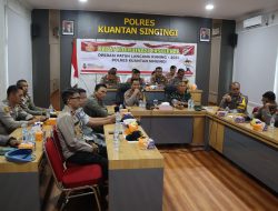 Polres Kuansing Gelar Rapat Koordinasi Eksternal Operasi Patuh LK 2024