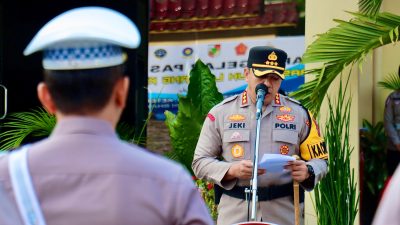 Bangun Kesadaran Berlalu Lintas, Kapolresta Pekanbaru Pimpin Apel Gelar Operasi Patuh LK 2024