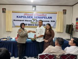 Pisah Sambut Kapolsek Senapelan Penuh Rasa Haru Dalam Perpisahan