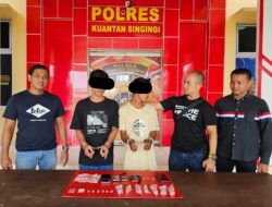 Ungkap Kasus Narkoba, Tim Mata Elang Satresnarkoba Polres Kuansing Bekuk 2 Orang Pelaku