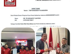 PSI Resmi Mendukung Tri Adhianto di Pilkada Kota Bekasi