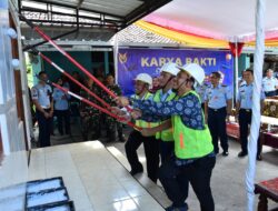 Peringati Hari Bakti Ke 77 TNI AU, Lanud Iswahjudi Gelar Karya Bakti Renovasi Dua Rumah Ibadah Di Magetan