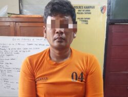 Meresahkan, Warga Mukti Sari Diringkus Polsek Tapung