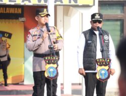 Polres Pelalawan Gelar Apel Kesiapsiagaan Pencegahan dan Penanggulangan Karhutla