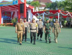 Kasdim 0509 Kabupaten Bekasi Hadiri Apel Gelar Pasukan Operasi Mantap Praja 2024