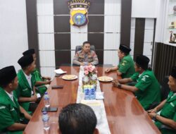 Ciptakan Situasi Aman dan Damai Jelang Pilkada 2024, Kapolres Pelalawan Silaturahmi Bersama GP Ansor