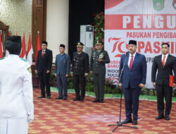 Dandim 0906/Kkr Hadiri Upacara Pengukuhan Paskibraka