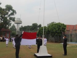 Pengibaran Bendera Merah Putih Meriahkan HUT RI Ke-79 di Lapas Tangerang