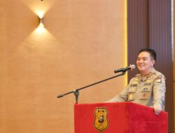 Kapolda Riau Buka dan Pimpin Langsung Rapat Koordinasi Lintas Sektoral Operasi Mantap Praja LK 2024
