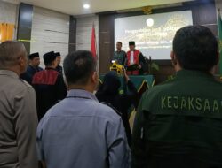 Setingkat Lebih Tinggi, Rutan Bangil Hadiri Kegiatan Pengambilan Janji Jabatan Dan Pelantikan Wakil Ketua Pengadilan Negeri Bangil