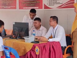 Bersama Disdukcapil Labusel, WBP Lapas Labuhan Bilik Rekam E-KTP