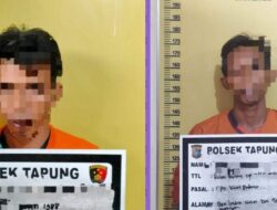 Terbakar Api Cemburu, 2 Warga Indra Sakti Keroyok Korban Hingga Berlumuran Darah