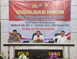 Jelang Pilkada 2024, Bidkum Polda Riau Bersama Divisi Hukum Mabes Polri Sosialisasi Hukum Kepada Personil dan Masyarakat