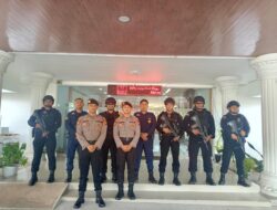 Subsatgas Aksi Tindak Patroli ke KPU Riau Pastikan Keamanan Tahapan Pilkada 2024