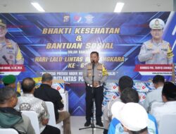Jelang Acara Puncak Hari Lalu Lintas Bhayangka Ke-69, Ditlantas Gelar Kegiatan Bansos, Baksos dan Bakti Kesehatan