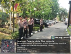 Subsatgas Pam Objek Kegiatan Lakukan Pengamanan di Area RSUD Arifin Achmad