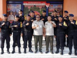 Sub Satgas SAR Brimob Polda Riau Sambangi dan Berkoordinasi ke Kantor BPBD Pekanbaru