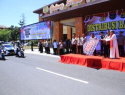 Sebar 5.000 Paket Sembako, NCS Polri Minta Masyarakat Lampung Gelorakan Pilkada Damai