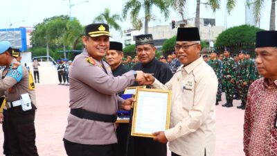 Polres Dumai Gelar Apel Kesiapsiagaan Pengamanan Pilkada Serentak Tahun 2024