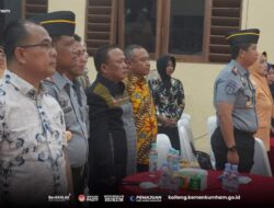 Komitmen Peningkatan Layanan, Kakanwil Kemenkumham Kalteng Saksikan Serah Terima Kalapas Kelas IIB Pangkalan Bun