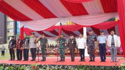 Polda Riau Gelar Upacara Penyambutan dan Pelepasan Danrem 031/Wirabima