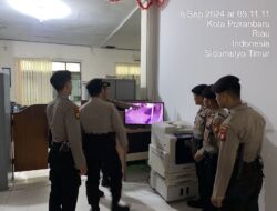 Satgas OMP LK 2024 Tingkatkan Patroli di Kantor KPU dan Bawaslu Riau