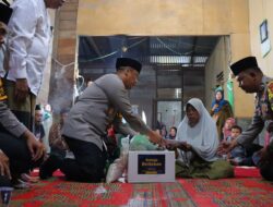 Luar Biasa, Kapolres Rohil Melayat ke Rumah Korban Diterkam Buaya