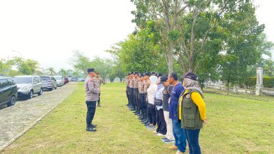Guna Terciptanya Kamtibmas Kondusif, Subsatgas PAM Objek Kegiatan Lakukan Pengamanan Kampanye