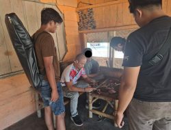 Tim Mata Elang Satresnarkoba Polres Kuansing Ungkap Kasus Peredaran Narkoba di Desa Sungai Langsat