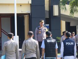 Polres Kuansing Gelar Apel Bersama dan Patroli Skala Besar Dalam Rangka Persiapan Pengamanan Pelantikan Presiden dan Wakil Presiden Terpilih