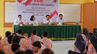 Gelar FGD, Satnarkoba Polres Siak Sosialisasikan Bahaya Narkoba dan Ajak Dukung Pilkada Damai