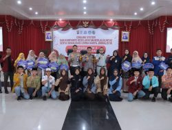 Polres Kampar Cooling System Gelar Sosialisasi Keselamatan Lalu Lintas dan Sosialisasi Lomba Karya Jurnalistik