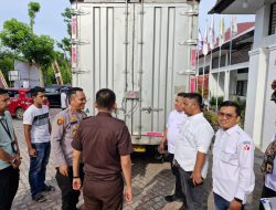 Polres Kuansing Kawal Ketat Pengamanan Penerimaan Logistik Surat Suara untuk Pilkada 2024