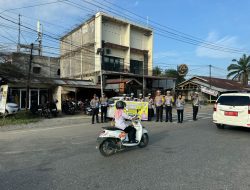 Satlantas Polres Kuansing Sosialisasikan Operasi Zebra LK 2024 Untuk Tingkatkan Kesadaran Berlalu Lintas