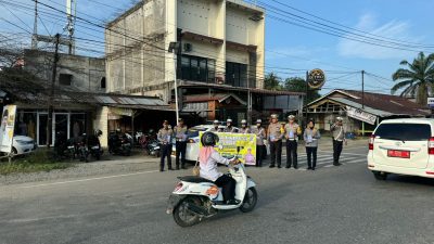 Satlantas Polres Kuansing Sosialisasikan Operasi Zebra LK 2024 Untuk Tingkatkan Kesadaran Berlalu Lintas