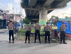 Subsatgas Objek Kegiatan Laksanakan Pengamanan Kampanye Para Cawako/Cawawako