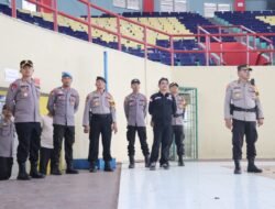 Pastikan Logistik Pilkada 2024 Aman, Kapolres Pelalawan Cek dan Tinjauan Gudang Logistik KPU di GOR Tengku Pangeran