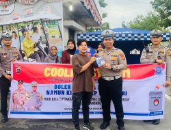 Satlantas Polresta Pekanbaru Gelar Pengamanan CFD dan Sosialisasi Pilkada Damai 2024