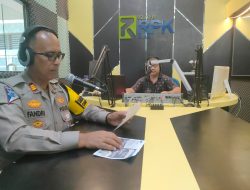 Jelang Pilkada 2024, Kasatlantas Polres Siak Sosialisasikan Keselamatan Lalin Melalui Saluran Radio RPK