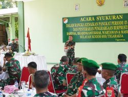 Kodim 0510/Tigaraksa Gelar Syukuran Kenaikan Pangkat dan penyerahan Penghargaan