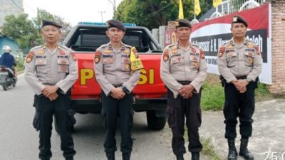 Subsatgas Objek Penting Melaksanakan Patroli dan Pengecekan ke Lokasi Penting 