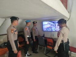 Personel Subsatgas PAM OMP LK-2024 Siaga di Kantor Bawaslu Riau