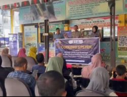 Satlantas Polres Kampar Sampaikan Pesan Cooling System Pilkada Damai 2024 dan Kamseltibcarlantas