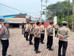Polres Kuansing Lakukan Pengecekan Preventif Pengamanan Kantor KPUD Dalam Rangka OMP Lancang Kuning 2024