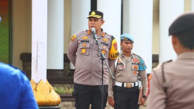 Jelang Pelantikan Presiden dan Wakil Presiden, Polres Dumai Gelar Apel Kesiapan