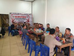 Cooling System Pilkada 2024, Polsek Sungai Sembilan Gelar FGD di Mie Pangsit Tiur